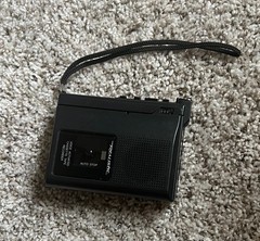 Realistic Minisette 20 Cassette Tape Recorder Model 14-1055 AA 3V