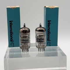International Service Master 6DJ8 ECC88 Pair Italy Tested TV-7/U Vacuum Tubes