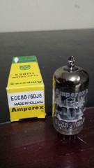 ⭐️⭐️NOS NIB Amperex ECC88/6DJ8 Bugle Boy O-Getter Heerlen Holland Tube TV7 Test
