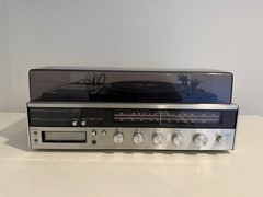 JCPenney 683-1770 AM/FM Stereo Record Player 8-Track Cassette Tested Working