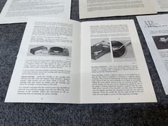 ⭐️Original Acoustic Research AR-XA Turntable Service & Instruction Manual +More