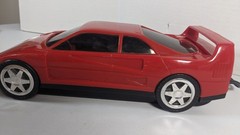 VINTAGE RED FERRARI F-40 F40 VHS TAPE REWINDER VIDEO CASSETTE Works Tested