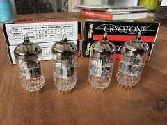 Cryotone ECC88-WC Quad Matched (6922/6DJ8/E88CC) Wathen Audiophile Vacuum Tube.