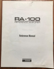 Alesis RA-100 Amplifier Reference Manual *Original*