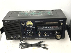 SONY 5BAND FM/AM/SW1-3 Receiver, Model No ICF-6700W, Tested/Works.