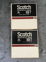 Vintage 3M Scotch RB-7 Empty 7″ Plastic for Reel To Reel Lot of 2 – Exc Cond!