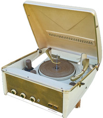 Vintage 1957 Motorola Calypso Hi-FI fiberglass Record Player MCM EAMES RARE