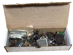 Vintage Tube Sockets, Resistors Misc Lot of parts Untested