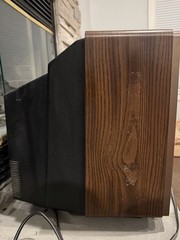VINTAGE-19″ Zenith Space Command Retro Wood Grain CRT TV – (Power Button Broken)