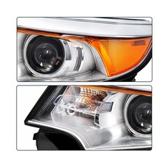 Headlight Assembly [Halogen Type Models] Fit for 2011 2012 2013 2014 Ford Edg…
