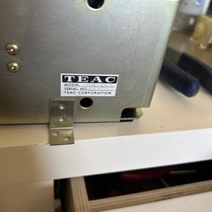 TEAC AR-40S Stereo Record Amplifier from A4010S Reel to Reel Recorder UNTESTED
