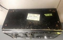 1960’s SYLVANIA RM-300R AM/FM radio w/wood & metal case -Works & sounds good!