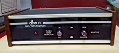 DBX 21 Disc/Tape Decoder Type II Noise Reduction Unit