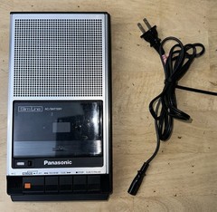 Panasonic Slim Line RQ-2739 Cassette Tape Recorder Player Tested