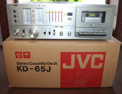 Vintage JVC KD-65 Stereo Cassette Deck – – Excellent Condition – With Box