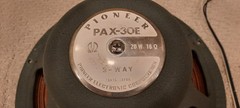Pioneer PAX-30E 12″ Coaxial Speaker Pair