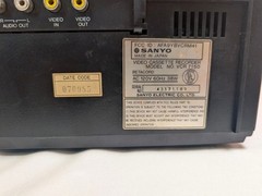 Vintage Sanyo Beta Hi-Fi VCR Model 7150 Made in Japan As-Is