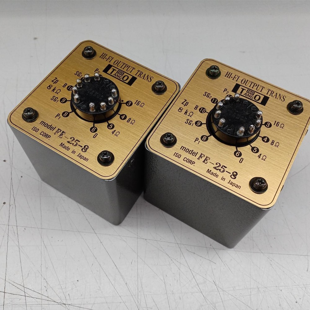 TANGO FE-25-8 Push Pull Output Transformer Pair Vacuum Tube Amp Tested Japan