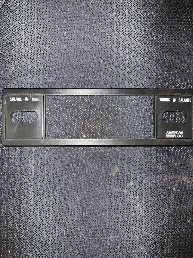 Vintage American Audio Face Plate For Car Stereo. Unknown Compatibility. ￼