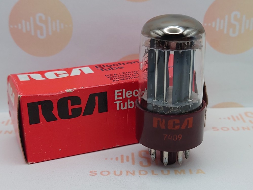 1x RCA 5691 6SL7 Brown Base – Made in USA – Strong