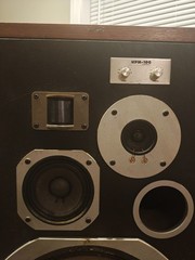 Pioneer HPM-100 Speakers 200 Watt Version Vintage Pair Tested Working Great