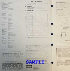 SONY ICF-C70W Service Manual Original Paper OEM Repair Guide – USA