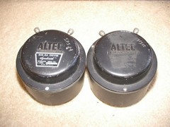 Pair Altec lansing 808 8a speaker drivers high freq compression tested working