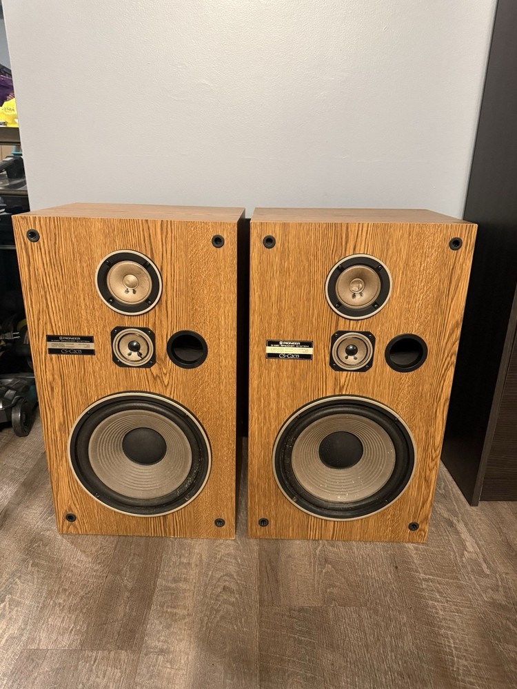 Pioneer CS-G203 Vintage 3-Way Floorstanding Stereo Speakers – Pair – Tested