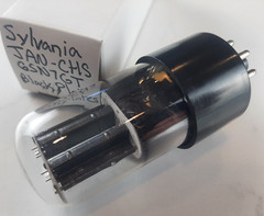 Sylvania JAN-CHS 6SN7GT Black Plate Tube 6SN7 – Tested & Guaranteed – Fast Ship