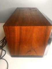 1960’s SYLVANIA RM-300R AM/FM radio w/wood & metal case -Works & sounds good!