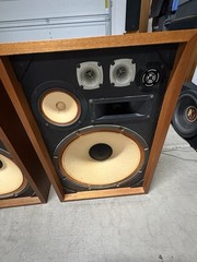 Very Cool Pair Of Rare Vintage Kenwood KL-7080, 6 Speakers Per Cabinet, 🔥🔥🔥