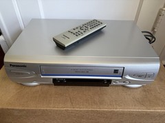 Panasonic PV-V4524S VHS Video Cassette Player With Remote ~ Original Owner