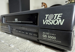 Tote Vision GS-5000 VHS Video Cassette Player VCR AC/DC 12V/Plays video/Works