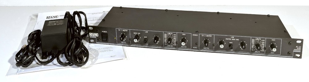 🔥【PRO SERVICED】Rane AC22 2-Ch Active 2/3-Way Crossover w Sub Out~Rack💥GUARANTY