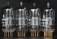 Rare NOS NIB Siemens Halske E88CC 6922 CCa MUNICH W. German Strong Matched Quad