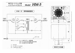 MC Step-up Transformer Unit with Hashimoto HM-3: for A Tec, Orto, Denon, Koetsu