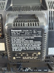 Panasonic Portable Color TV 10″ Model CT-1110 — August 1980 Works Retro Gaming