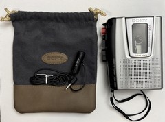 Sony Variable Speed Voice Recording Tape Recorder TCM-455V Plus Microphone B2