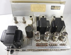 Fisher KX-100 Stereo Master Control Tube Amplifier Working w/ Original Manual