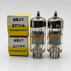 Amperex 6EJ7 EF184 Matched Pair Heerlen Holland /HICKOCK