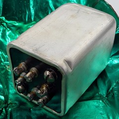 Unknown Vtg Electronic Power Transformer 866 Component Oil DIY Ham Radio 6oz E8