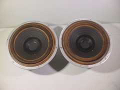 Acoustic Research AR-2 SPEAKER WOOFER DRIVER PAIR (good original OEM part)