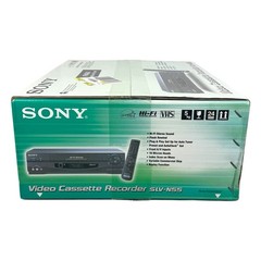 NEW Sony SLV-N55 Hi-Fi 4 Head Stereo VCR Video Cassette Recorder VHS Player