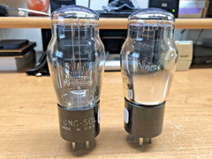 Matched Pair 45 Tubes RCA & Tung-Sol Tested 25/26mA @250V SET Audio