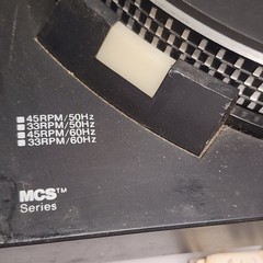 MCS (Technics) 683-6601 DIRECT DRIVE Auto Turntable w/SHURE CART + Manual JAPAN