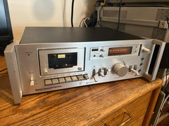 Working MCS 3563 Modular Component Systems Stereo Cassette Deck Silver Tested