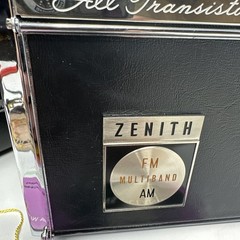 Zenith Royal 3000-1 Trans Oceanic Portable Receiver FM AM Manual and Case, VG++