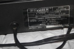 Fisher MT-6330 Studio Standard Turntable Direct Drive Semi Automatic AS IS PARTS