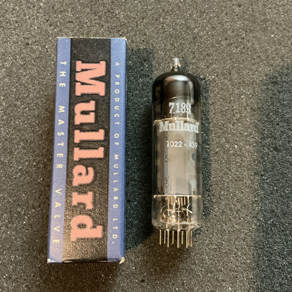 NOS Mullard 7189 Tube rX2 series EL84 6BQ5 E84L Fisher Sherwood Eico Scott Amp