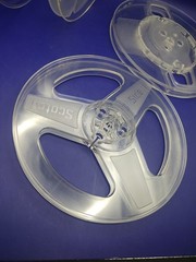 Lot Of Four (4) PLASTIC EMPTY TAKE-UP REELS 7 INCH Scotch Sony Unbranded👍 Nice
